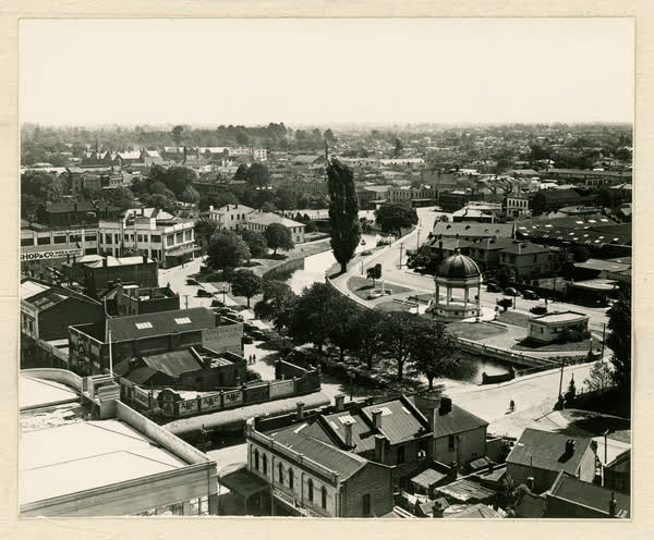 North west from the top of destructor chimney, 1939
