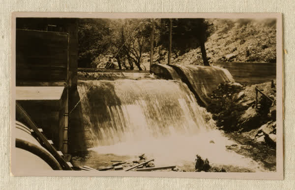 Acheron Diversion, Lake Coleridge spillway centre, 1931