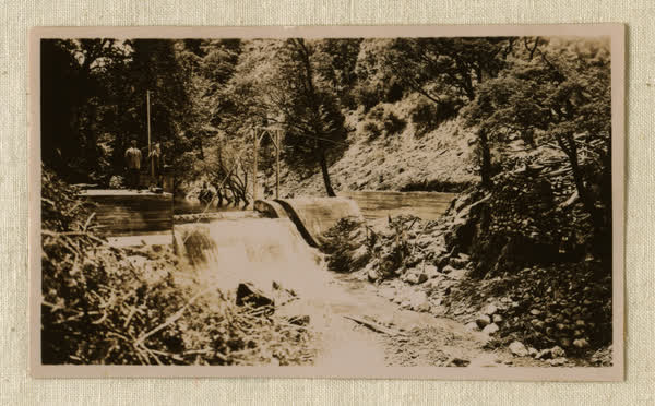 Acheron Diversion, Lake Coleridge spillway centre, 1931