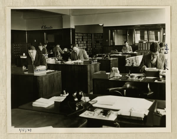 Municipal Electricity Department office workers, 1939