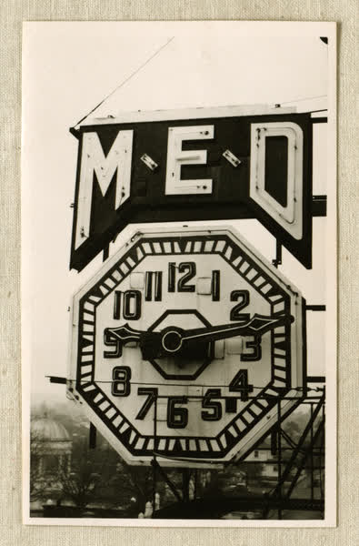 Municipal Electricity Department building clock, 1939