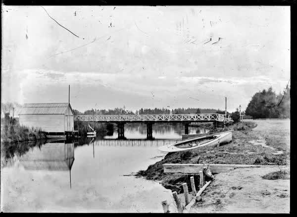 New Brighton bridge, 1900