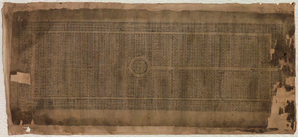 Addington Cemetery plan, 1858
