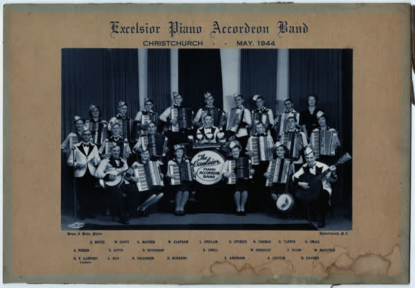 Excelsior Piano Accordion Band, 1940