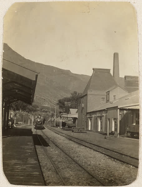 Heathcote Railway Station and Malt House, 1910