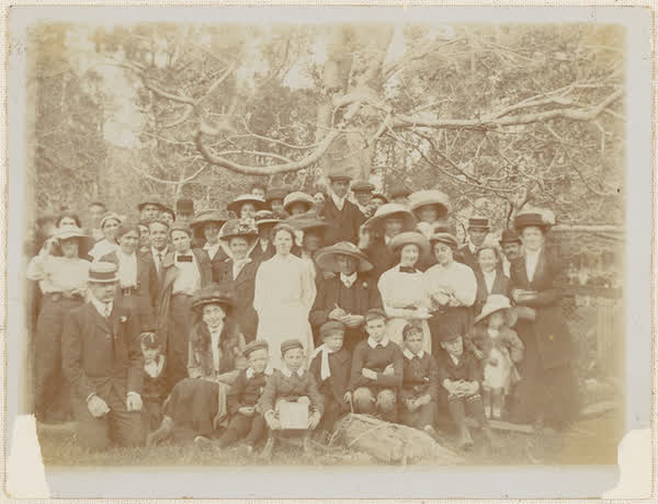 Heathcote Valley School picnic, 1910