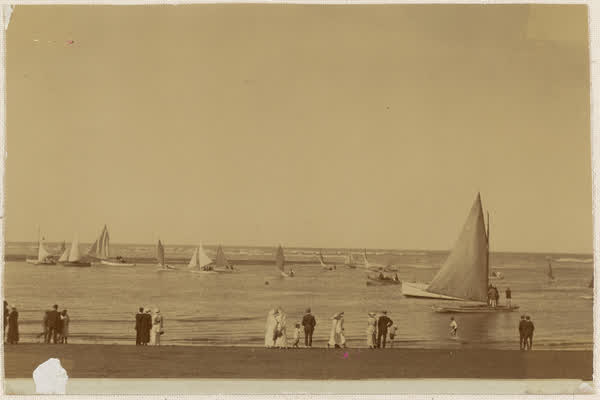 Yachting at Sumner Beach, 1910