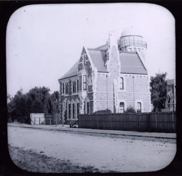Canterbury College observatory building, 1895