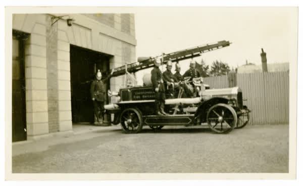 Christchurch Fire Brigade fire engine, 1926