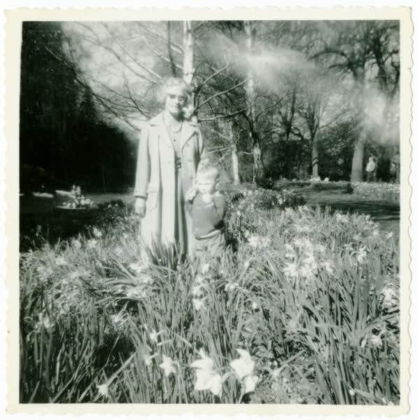 Margosue and David Penney in Hagley Park, 1930