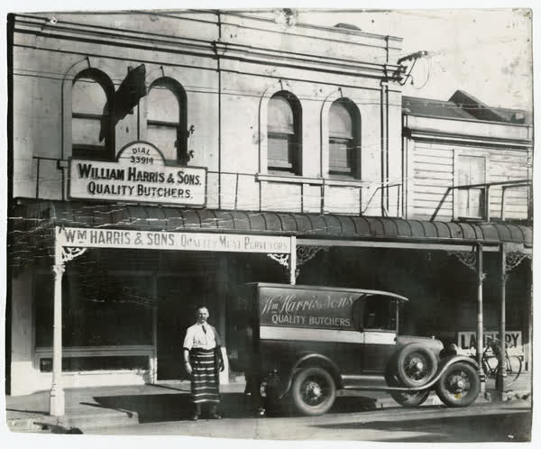 William Harris & Sons Butchers, 1930