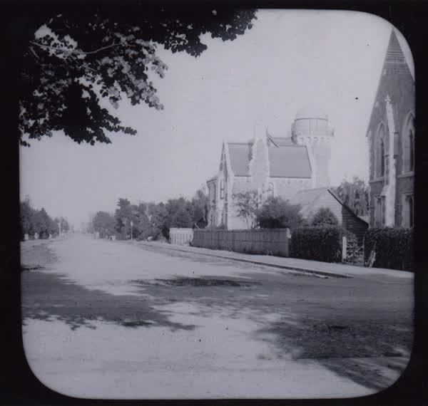 Canterbury College observatory building, 1890
