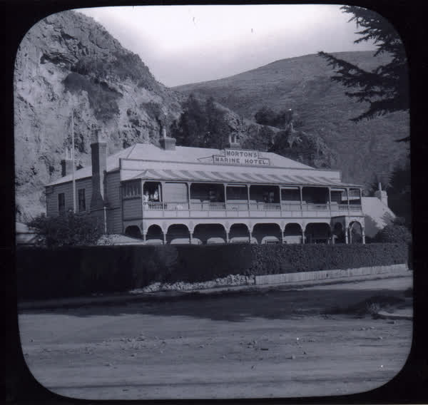 Morton's Marine Hotel in Sumner, 1900