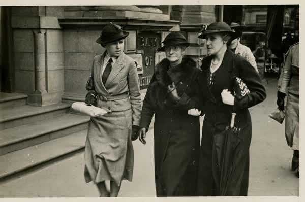 Ella Button, Violet Tait and Margaret Tait, 1930