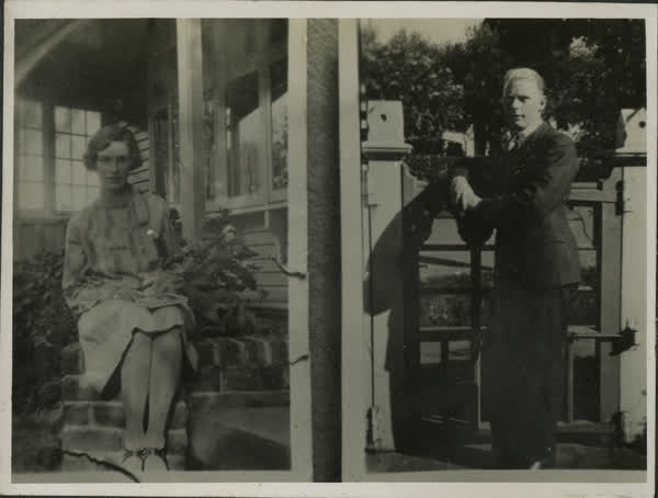 Man and woman portraits, 1940