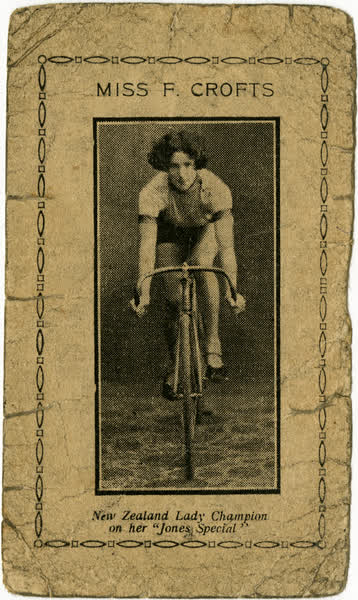 Miss Floss Crofts on her 'Jones Special', 1930