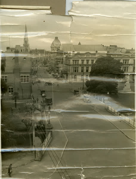 Cathedral Square and Worcester Street, 1930