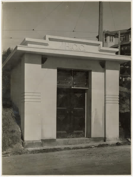 Substation on Dyers Pass Road, 1929