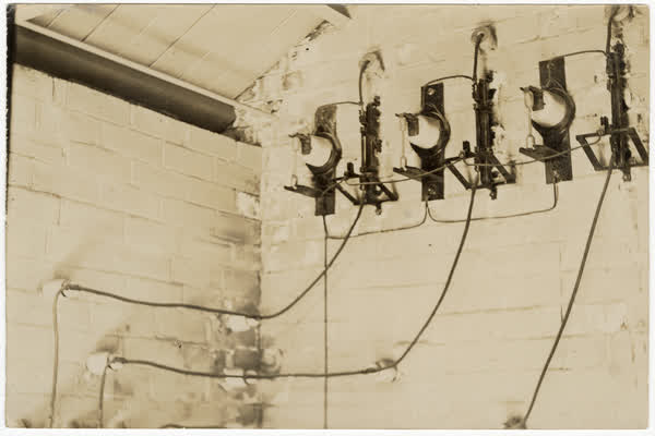 Interior of Ferry Road substation, 1921