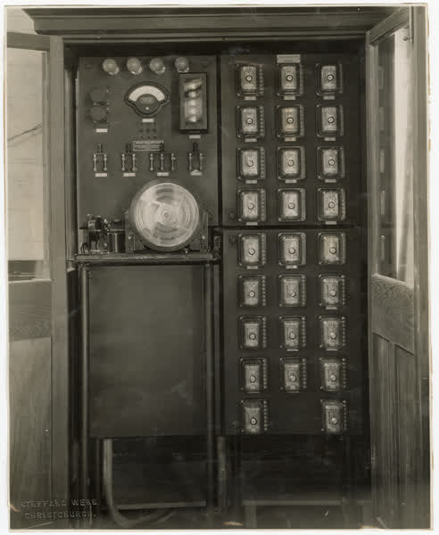Milton Street substation control gear, 1932