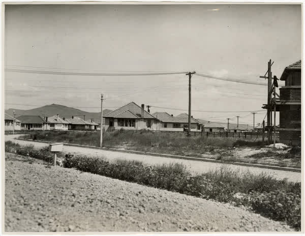Housing block in Riccarton, 1941