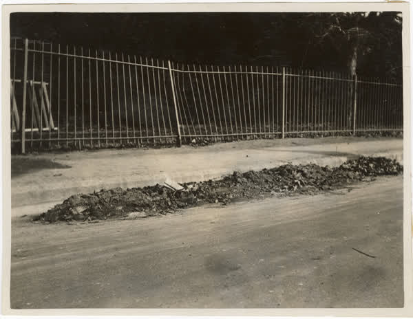 The site of Mr McKeon's accident, 1934