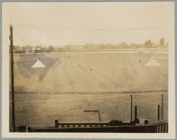 View from Monica Park grand stand, 1930