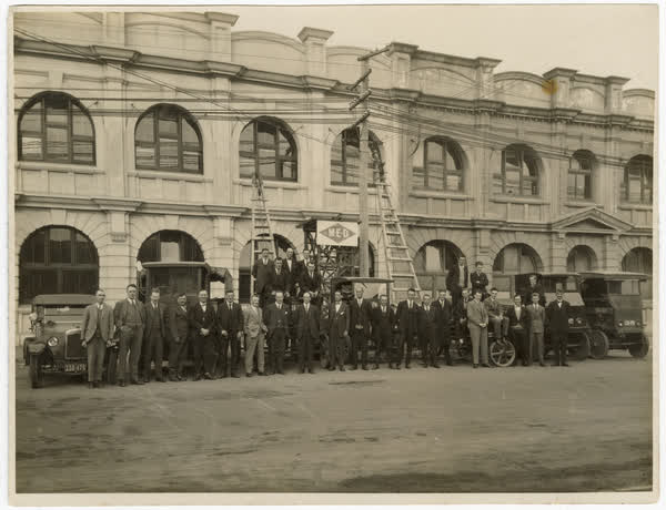 Lines department staff, 1930