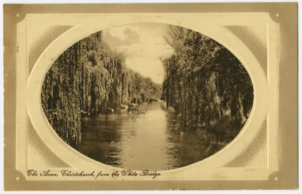 The Avon, Christchurch,  from the White Bridge, 1900