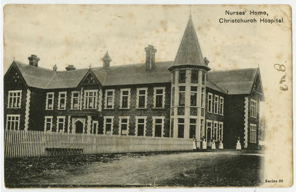 Nurses' Home, Christchurch Hospital, 1904