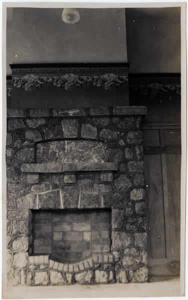 Detail in the house on the corner of Barrington and Rose Streets, 1923, 1923
