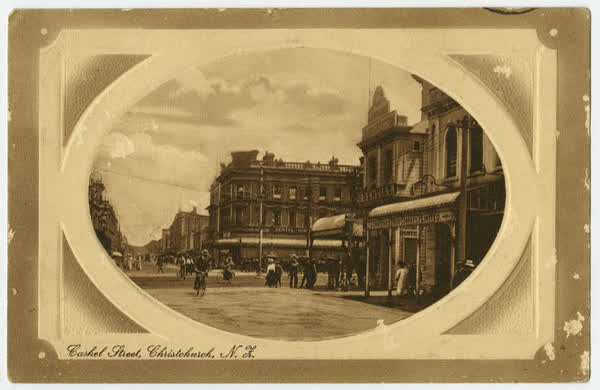 Cashel Street, Christchurch, N.Z., 1900