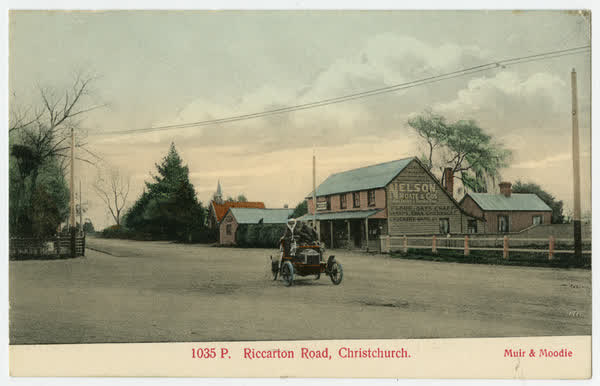 Riccarton Road, Christchurch, 1900