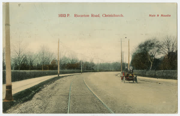 Riccarton Road, Christchurch, 1900