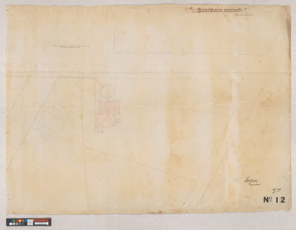 Plan, No. 1 pumping station, 1880