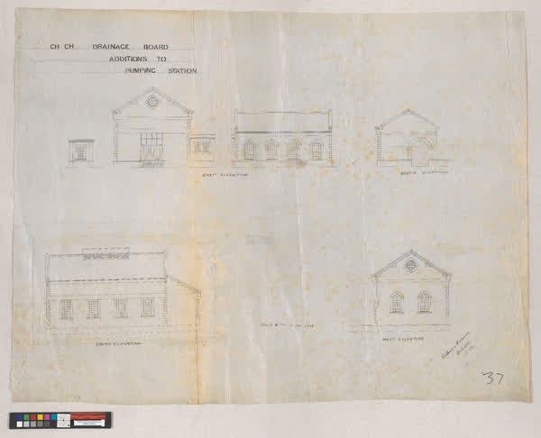 Additions to pumping station, 1900