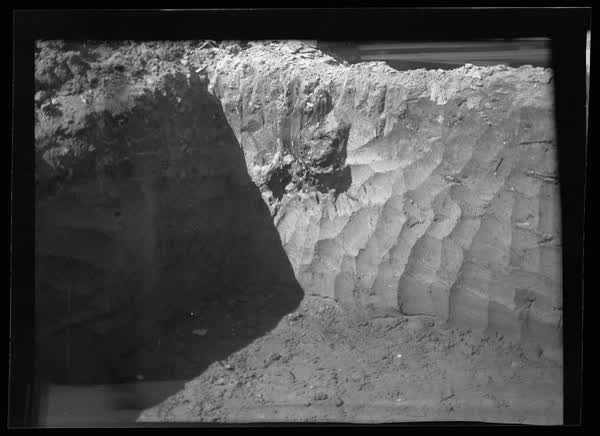Excavation at MED building site, 1938