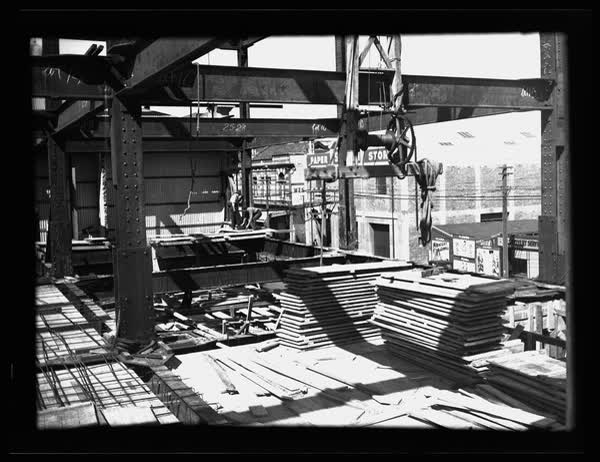 Upper floor of MED building, 1938
