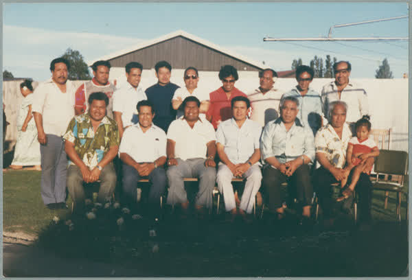 Farewell gathering for Samoa and Kupi Mavaega and family, 1980