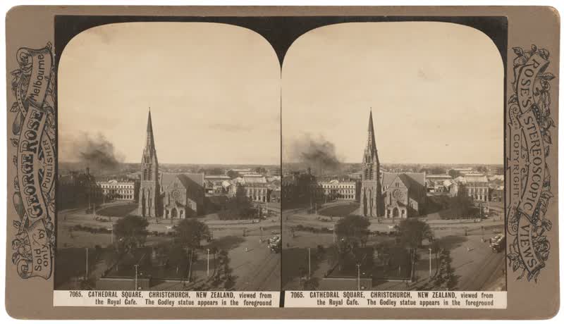 Cathedral Square, Christchurch, New Zealand ..., 1900