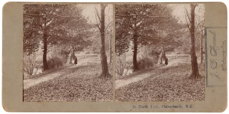 In North Park, Christchurch, New Zealand, 1900