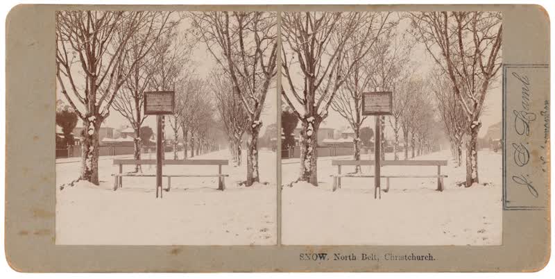 Snow, North Belt, Christchurch, 1900
