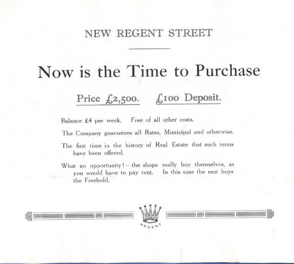 The Romance of New Regent Street, page 20, 1932