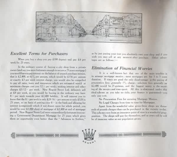 The Romance of New Regent Street, page 44, 1932