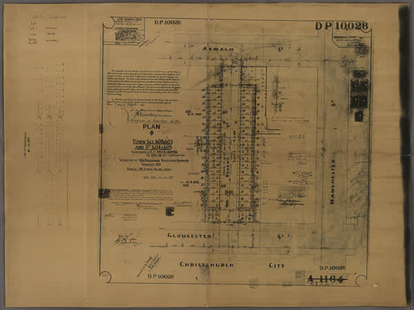Deposit Plan of New Regent Street marked 'D.P. 10026', 1931