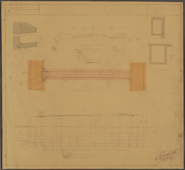Drawing of proposed new street connecting Armagh & Gloucester Street, 1931
