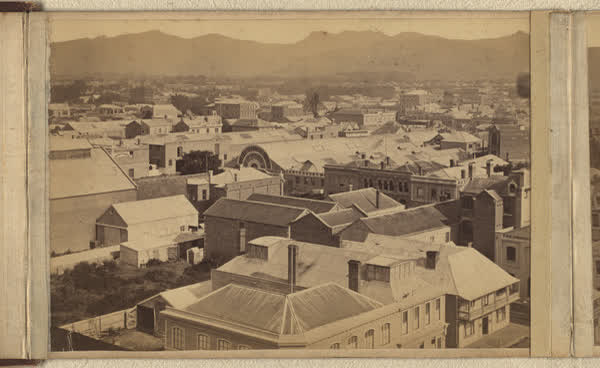 Tattersall's and city buildings, 1881