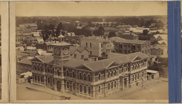 Chief Post Office, Cathedral Square, 1881