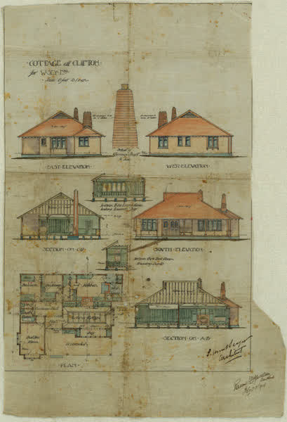 Cottage at Clifton for W. Sey Esq., 1906