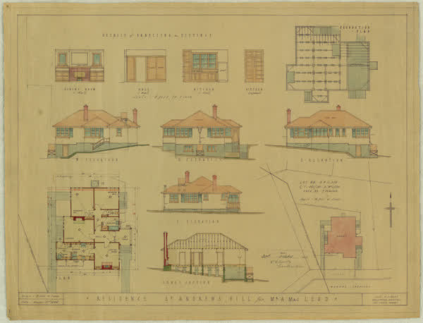 Residence: St Andrews Hill for Mr Alexander Macleod, 1944